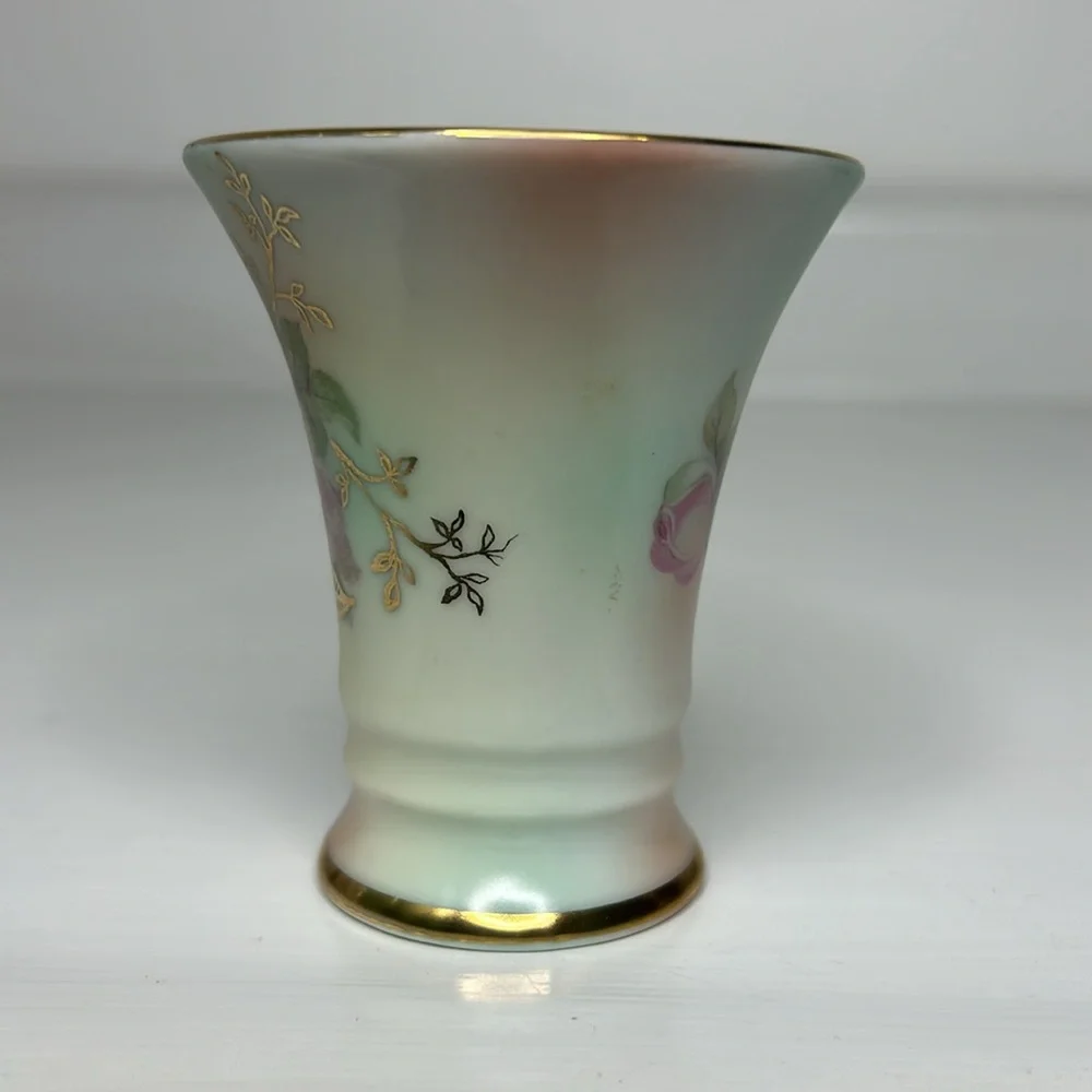 Schumann Arzberg Germany 🌹 Vintage Floral Small Porcelain Bud Vase #52 - Picture 5 of 16